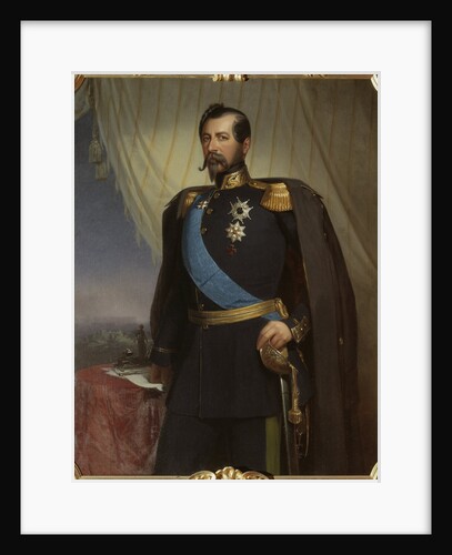 Portrait of Oscar I, King of Sweden and Norway, 1858 by Anonymous