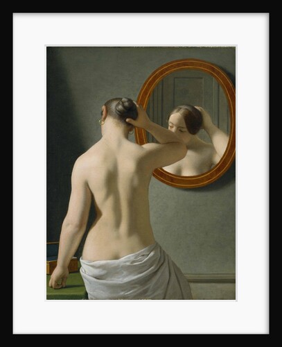 Nude from behind (Morning toilet), 1841 by Anonymous