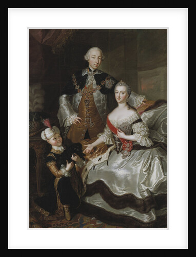 Portrait of Grand Duke Pyotr Fyodorovitch and Grand Duchess Catherine Alekseyevna, 1756 by Anonymous