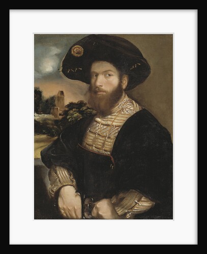 Portrait of a Man Wearing a Black Beret, ca 1530 by Anonymous