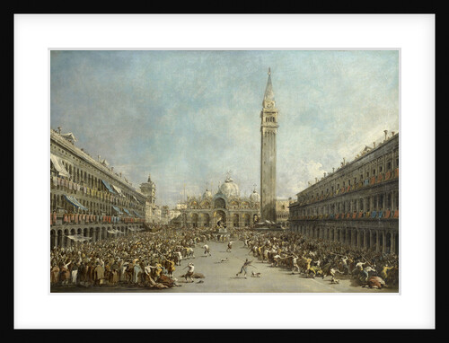 Doge Alvise IV Mocenigo appears on St. Marks Square, ca 1776 by Anonymous