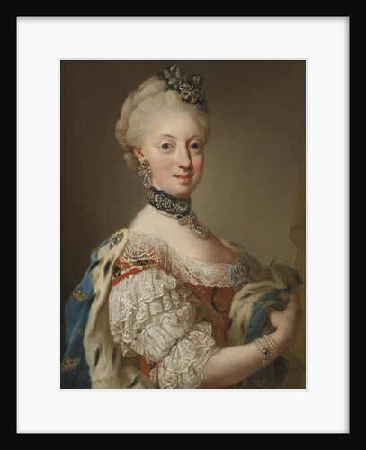 Portrait of Sophia Magdalena of Denmark, Queen of Sweden, 1768 by Anonymous