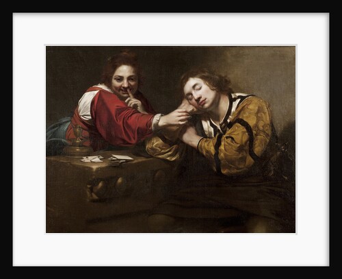 Fortune Telling Scene (Sleeper Awakened by a Young Woman), 1620s by Anonymous