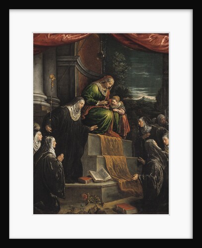 Saint Anne and Mary as child by Anonymous