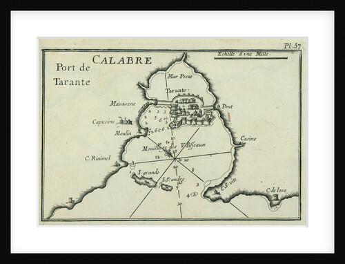 Port of Taranto (Tarentum), 1764 by Anonymous