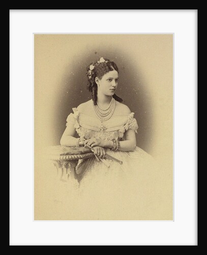 Portrait of Princess Dagmar of Denmark, Maria Feodorovna of Russia, 1873 by Anonymous