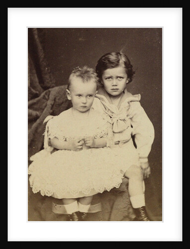 Portrait of Grand Dukes George Alexandrovich of Russia and Nicholas Aleksandrovich of Ru by Anonymous