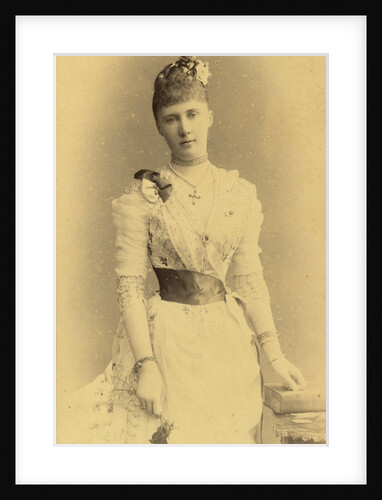 Portrait of Grand Duchess Elizaveta Mavrikievna of Russia, c. 1883-1884 by Anonymous