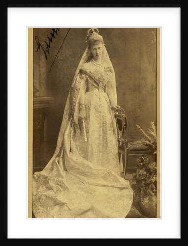 Portrait of Grand Duchess Elizaveta Mavrikievna of Russia, 1884 by Anonymous
