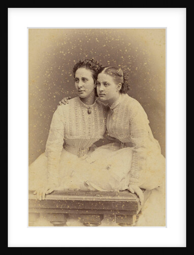 Portrait of Grand Duchess Alexandra Iosifovna and Grand Duchess Olga Constantinovna of R by Anonymous