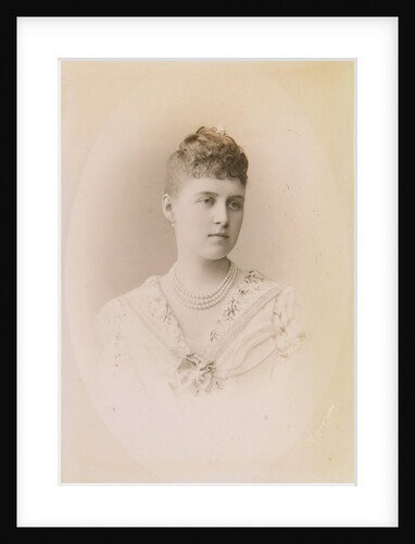 Portrait of Grand Duchess Alexandra Georgievna of Russia, 1889 by Anonymous