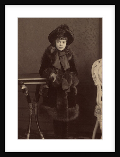 Portrait of Grand Duchess Xenia Alexandrovna of Russia, ca 1884 by Anonymous