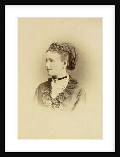 Portrait of Princess Eugenia Maximilianovna of Leuchtenberg, 1874 by Anonymous