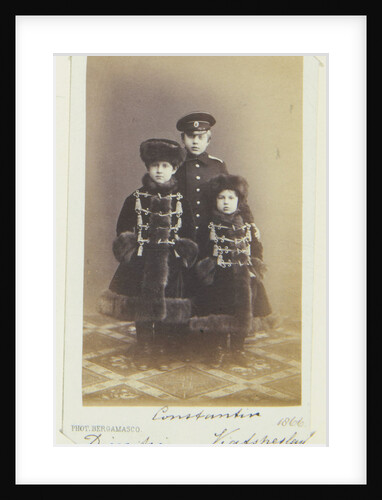 Grand Duke Dimitri Constantinovich, Grand Duke Constantin Constantinovich and Grand Duke Vyacheslav by Anonymous