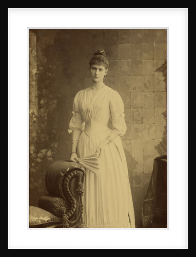 Portrait of Empress Alexandra Fyodorovna of Russia as Grand Duchess, 1889 by Anonymous