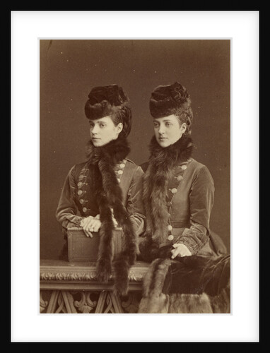 Tsesarevna Maria Feodorovna, later Empress of Russia, and the Princess of Wales (1844-19 by Anonymous