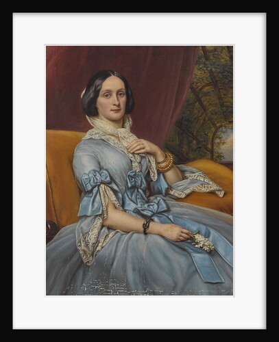 Caroline Freifrau von Gumppenberg-Pöttmes, née Freiin von Bayrstorff, 1856 by Anonymous