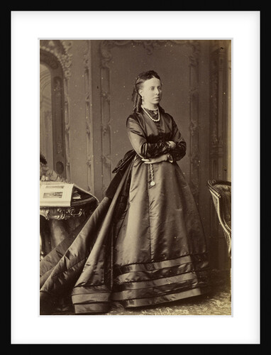 Portrait of Grand Duchess Alexandra Petrovna of Russia, Princess of Oldenburg, 1874 by Anonymous