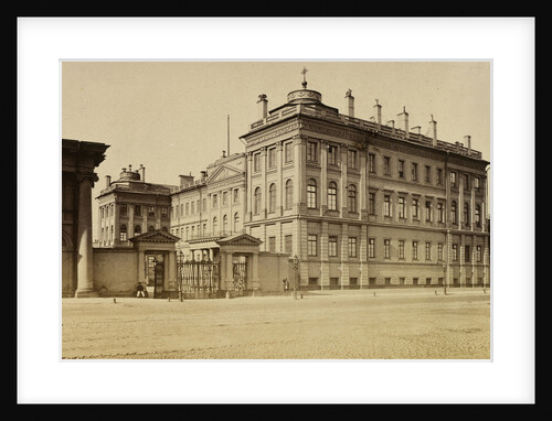 The Anichkov Palace in Saint Petersburg, 1874 by Anonymous