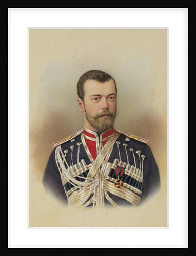 Portrait of Emperor Nicholas II, c. 1895 by Anonymous