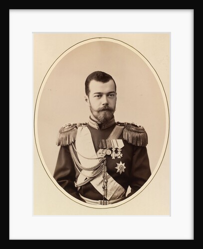 Portrait of Emperor Nicholas II as Tsesarevich, ca 1891 by Anonymous