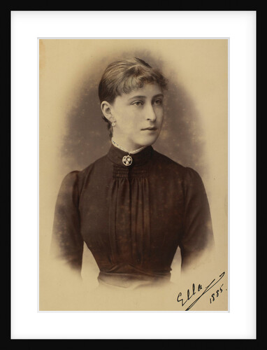 Portrait of Grand Duchess Elizaveta Fyodorovna, Princess Elizabeth of Hesse and by Rhine by Anonymous