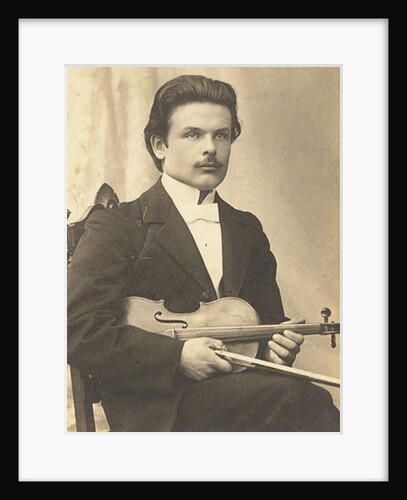 Victor Novacek after the premiere of Violin Concerto in D minor, Op. 47 by Jean Sibelius by Anonymous
