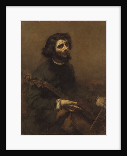 The Cellist (Self-portrait), 1847 by Anonymous