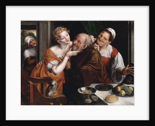 The Ill-matched Couple, 1566 by Anonymous