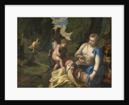 Venus Mourning Adonis by Anonymous