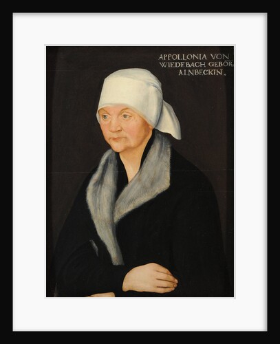 Portrait of Apollonia von Wiedebach, ca 1524 by Anonymous