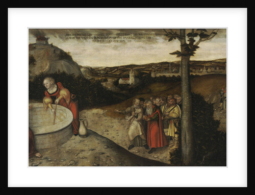Christ and the Samaritan Woman at Jacobs Well, ca 1552 by Anonymous