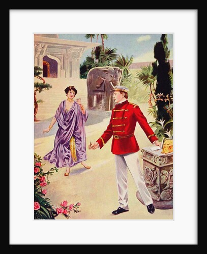 Scene from the Opera Lakmé by Léo Delibes. Act I, 1899 by Anonymous
