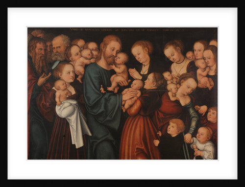 Christ Blessing the Children (Let the little children come to me), after 1537 by Anonymous