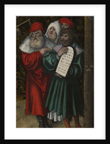 Moses and Aaron with two Prophets, 1532 by Anonymous