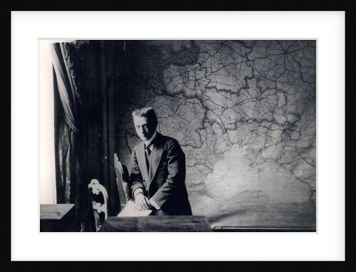 Prime Minister of the Russian Provisional Government Alexander Kerensky in his bureau in the Winter by Anonymous