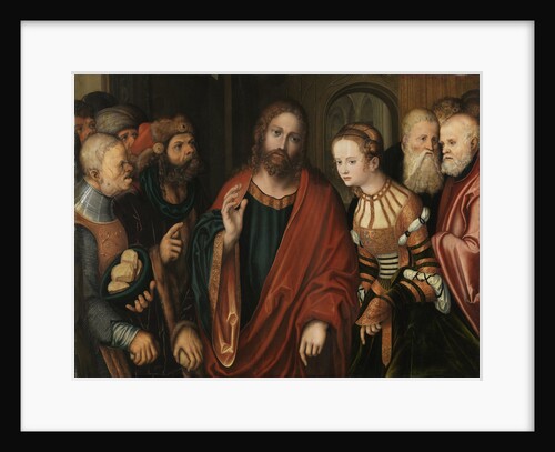 Christ and the Woman Taken in Adultery, c. 1520 by Anonymous