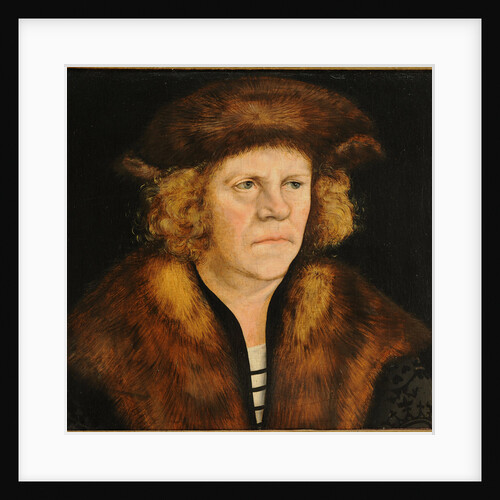 Portrait of a man in a fur beret, c. 1510 by Anonymous