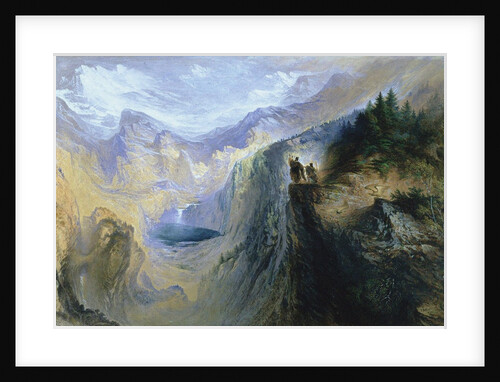 Manfred on the Jungfrau, 1837 by Anonymous