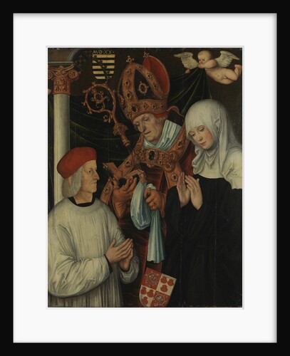 Gabriel of Eyb, Bishop of Eichstätt, with Saints Willibald and Walburga, 1520 by Anonymous