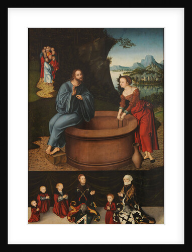 Christ and the Samaritan Woman at Jacobs Well, ca 1525-1537 by Anonymous