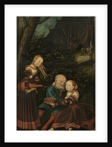 Lot and his Daughters, 1529 by Anonymous