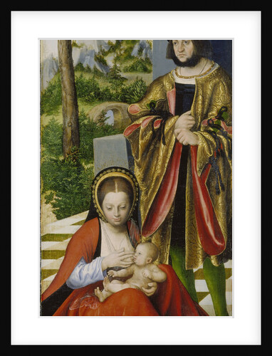 The Altarpiece of the Holy Kinship (left wing), 1509 by Anonymous