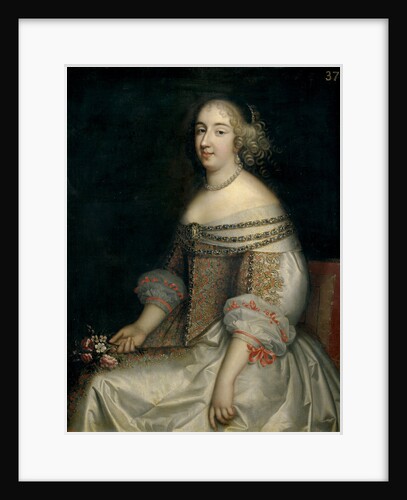 Portrait of Anne Marie Louise dOrléans, Duchess of Montpensier, 1655 by Anonymous