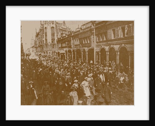 Funeral procession of Nikolai Rimsky-Korsakov in Petersburg, 1908 by Anonymous