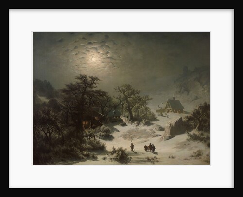 Winter Night, 1857 by Anonymous