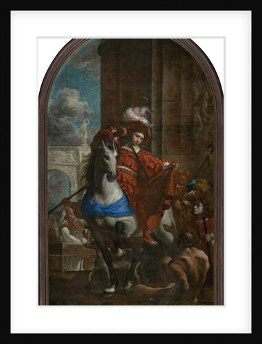 Saint Martin and a beggar, after 1650 by Anonymous