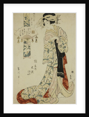 The Courtesan Oyodo of the Tsuruya House, 1818 by Anonymous