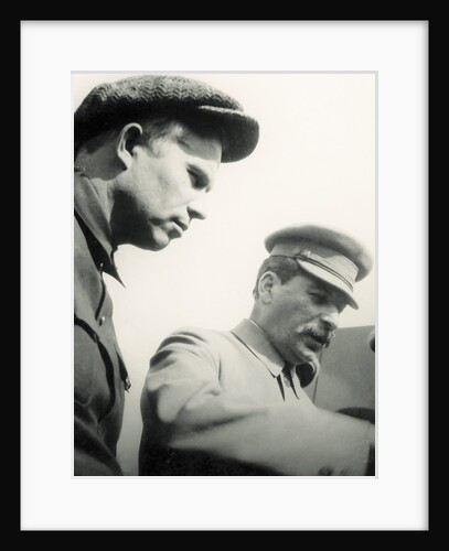Joseph Stalin and Nikita Khrushchev, May 1, 1932, 1932 by Anonymous
