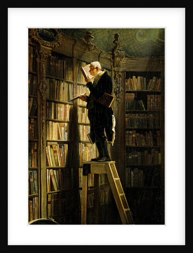 The Bookworm, 1850 by Anonymous